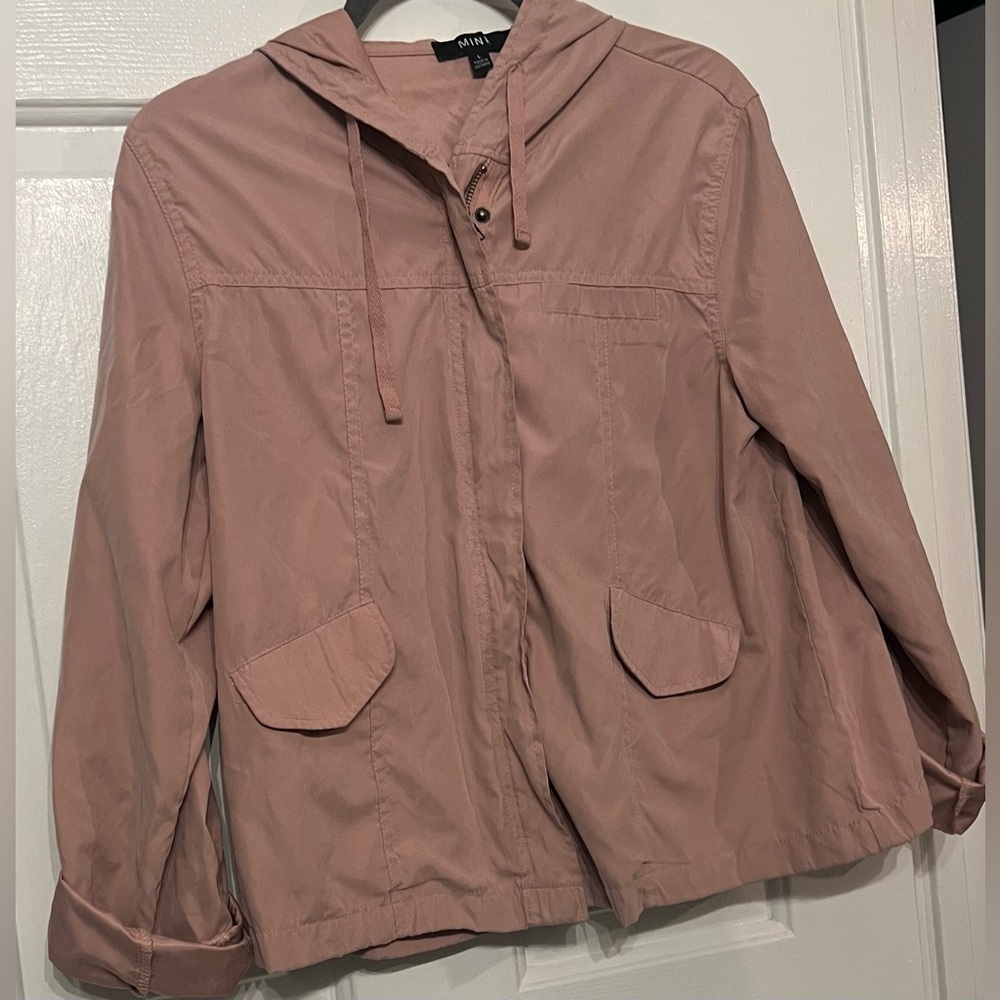 Women’s Lightweight Hooded Jacket Full Front Zipping & Buttons Size Large GUC - Picture 2 of 13
